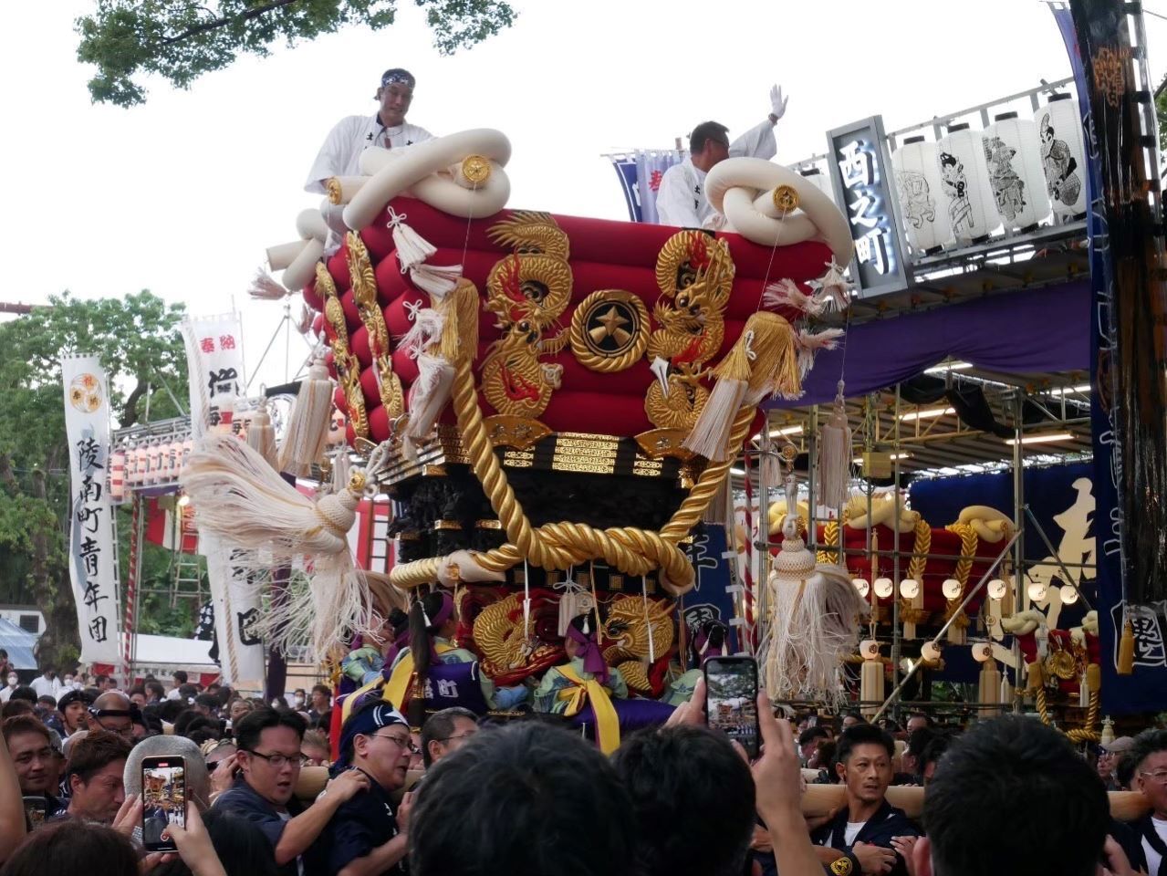 写真：土塔町ふとん太鼓